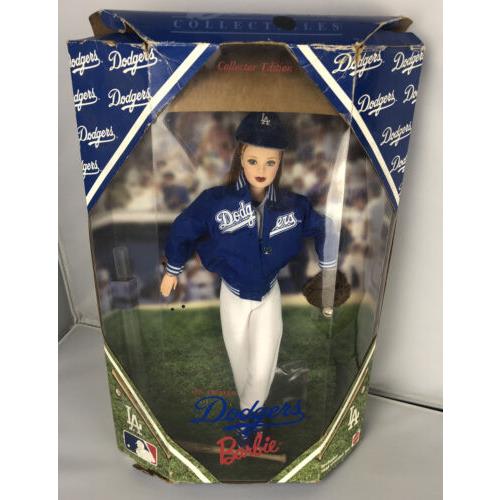 Barbie LA Dodgers Collector Edition Doll Mlb Baseball 1999 Mattel