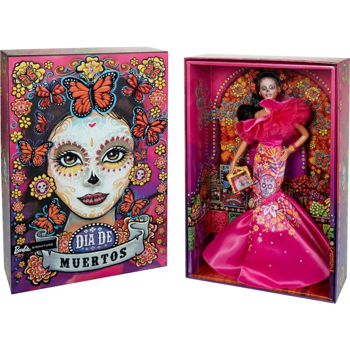 Barbie 2023 D a De Muertos Barbie Doll Signature Collectible Halloween Dia