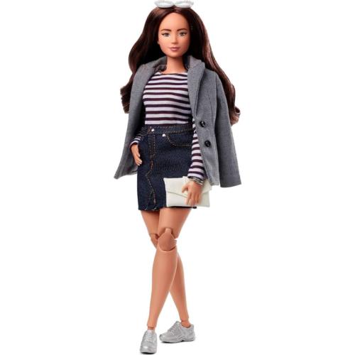 Barbie Signature Barbiestyle Fully Poseable Fashion Doll 11.5-In Brunette Cur