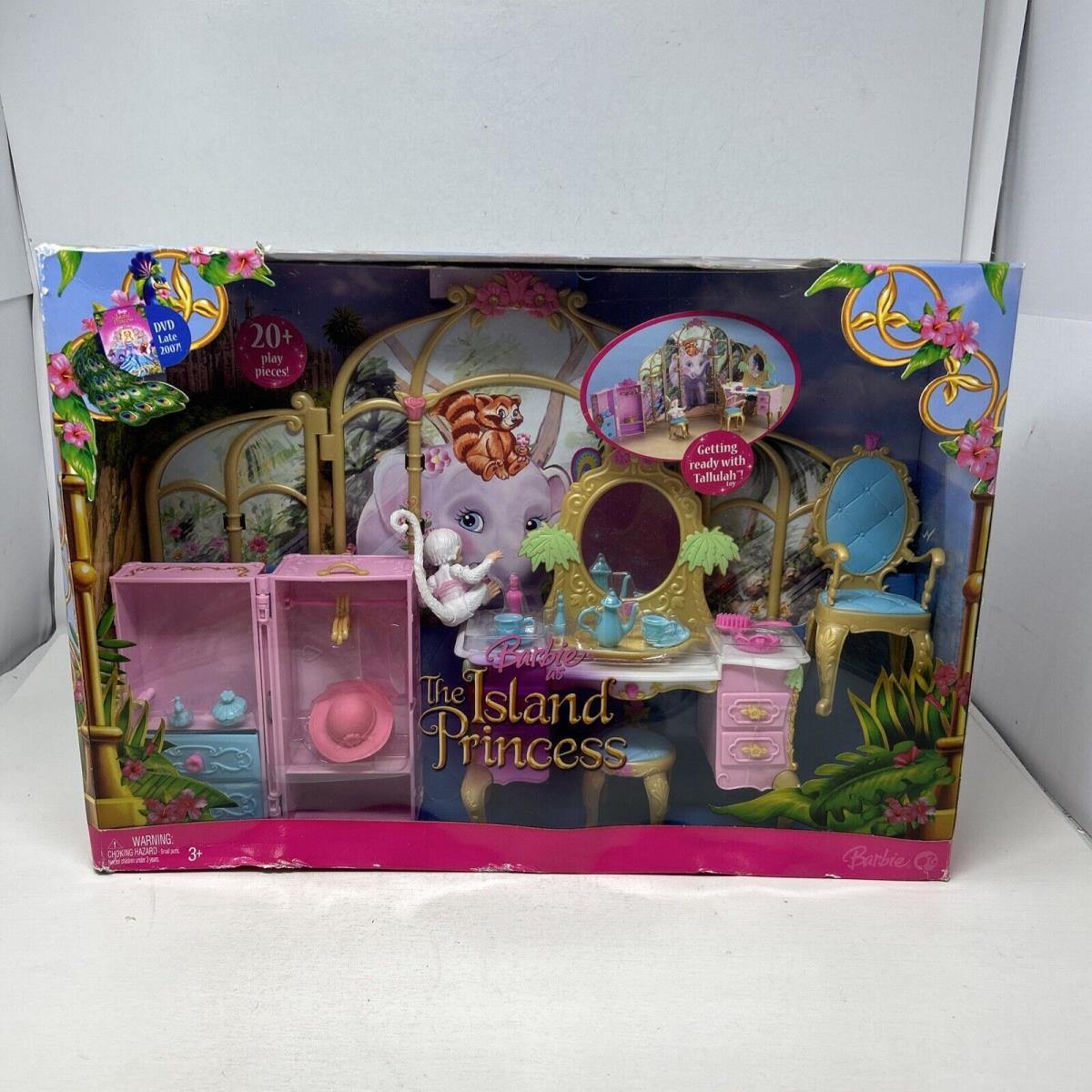 Barbie Island Princess Getting Ready with Tallulah Playset Complete Mattel 2007