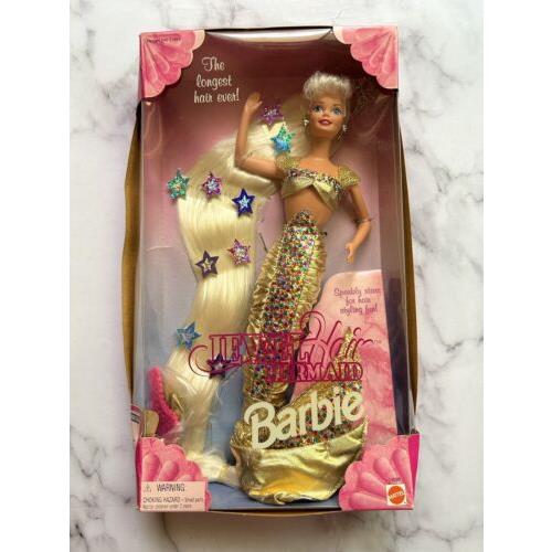Vintage Mattel 1995 Jewel Hair Mermaid Barbie Doll