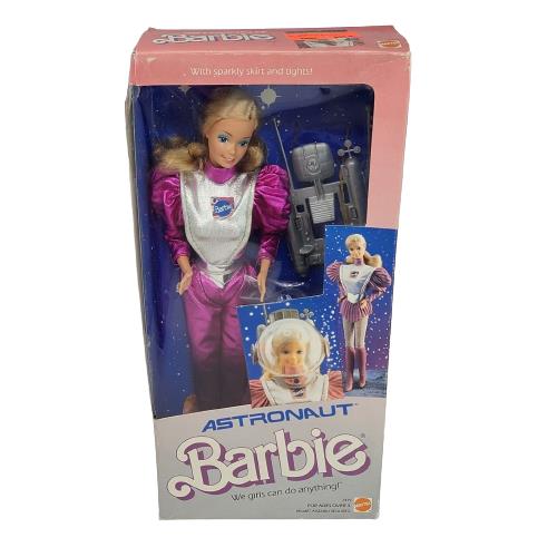 Vintage 1985 Astronaut Barbie Doll Mattel IN Box 2449