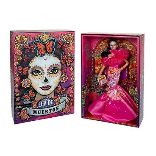 Mattel HJX14 Barbie 13`` Signature 2023 Dia De Muertos Collector Doll in Ruffled