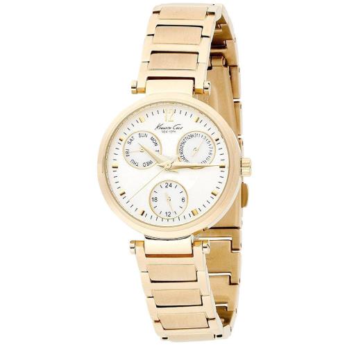 Kenneth Cole NY KC4680 Gold Tone Stainless Steel Women`s Watch Great Gift