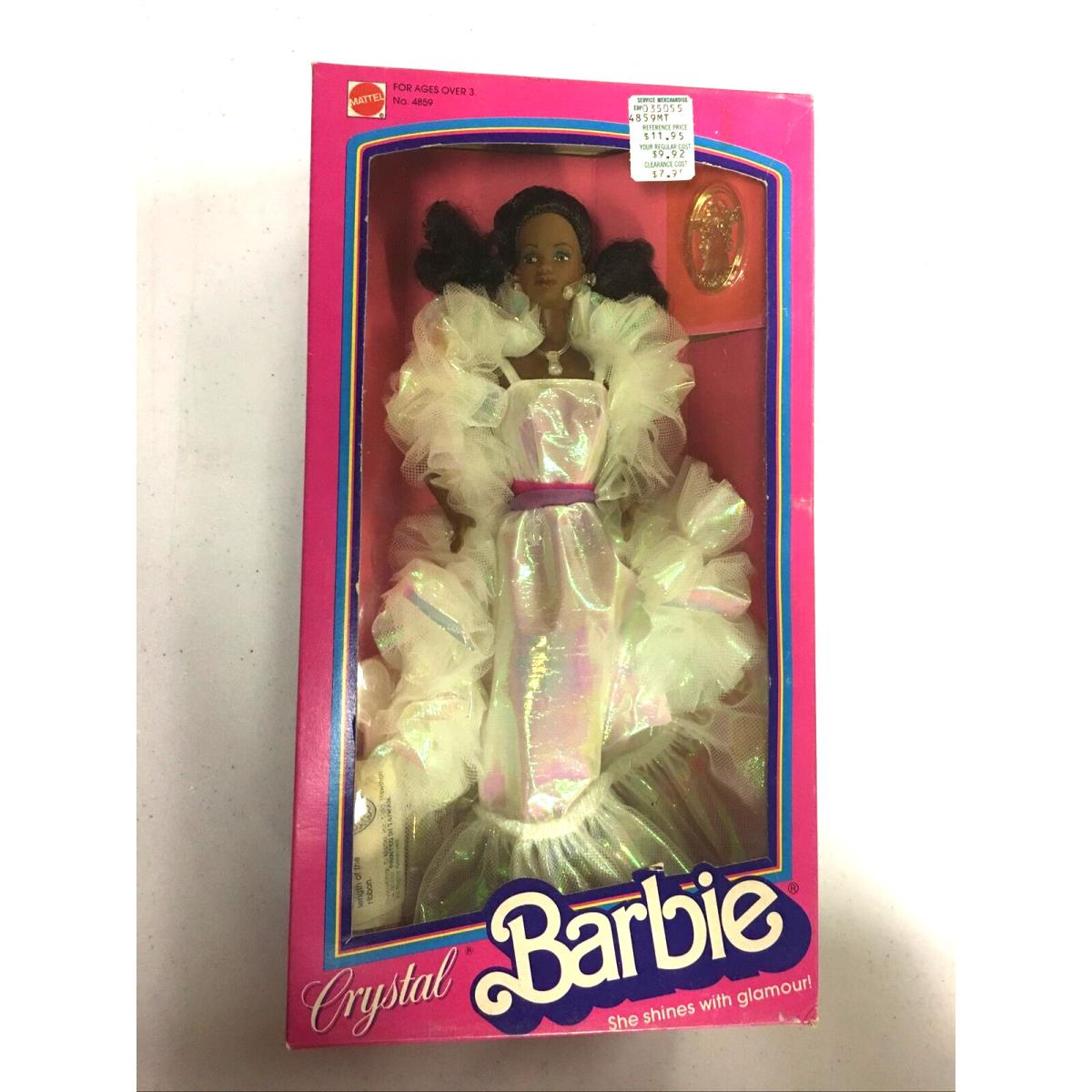 Vintage 1983 Crystal Barbie Doll Mattel African American by Mattel AA