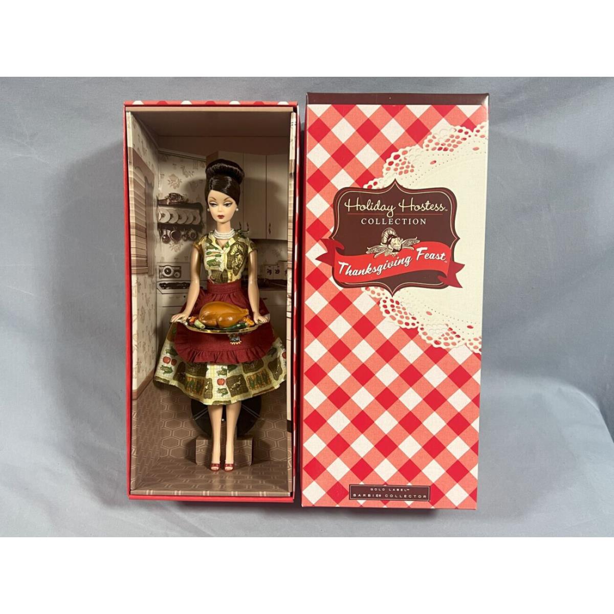 2010 Barbie Holiday Hostess Thanksgiving Feast Gold Label LE 3100 T2160 Nrfb