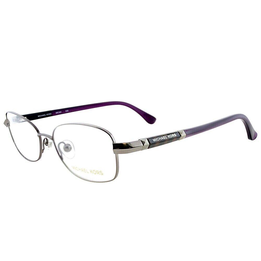 Michael Kors MK360 038 53 Silver Eyeglasses Optical Frame