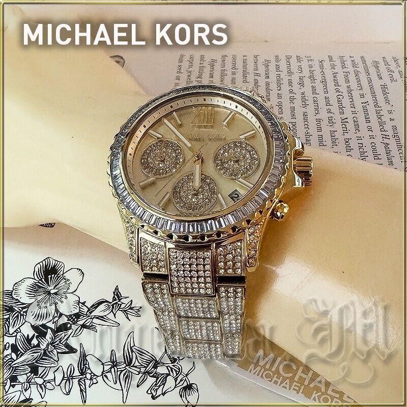 Michael Kors Everest Chronograph Gold-tone Stainless Steel Watch