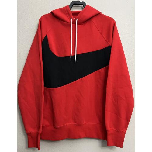 Nike Sportswear Big Swoosh Tech Fleece Hoodie Sweater Size Large DD8222 657