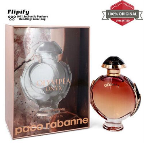 Paco Rabanne Olympea Onyx Perfume 2.7 oz Edp Spray Collector Edition For Women