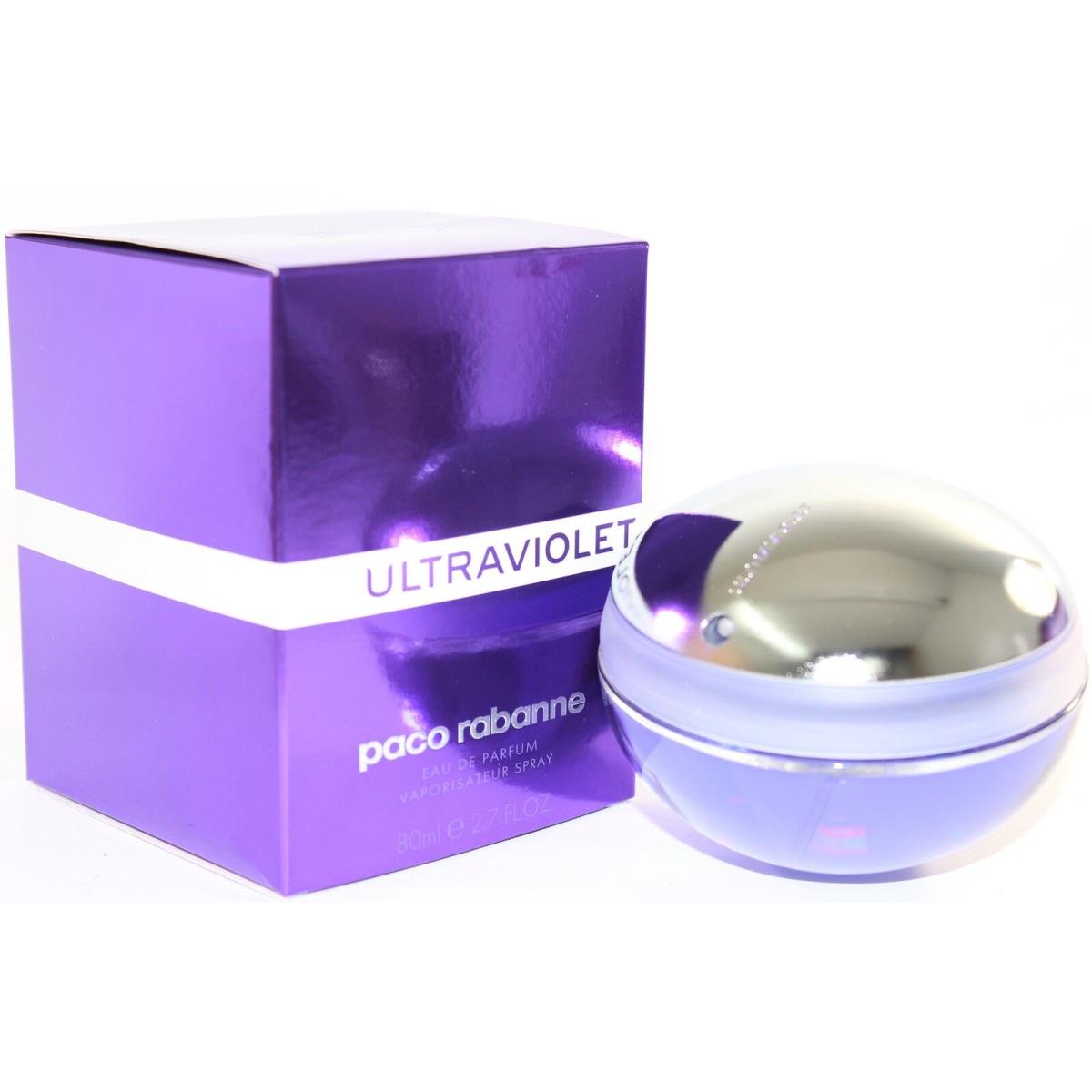 Ultraviolet by Paco Rabanne 2.7 oz Edp Perfume Spray For Women In Bo