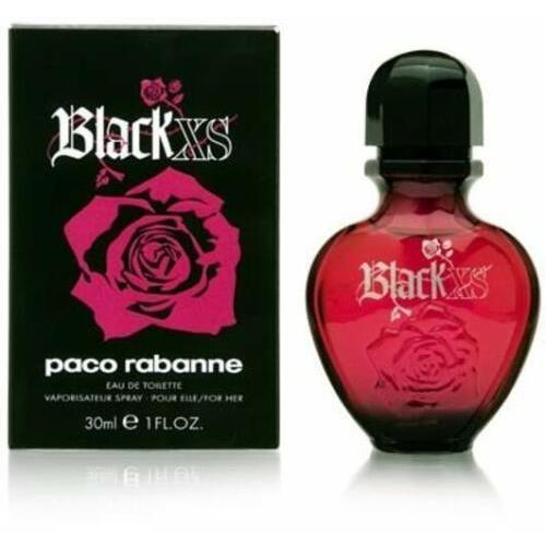 Paco Rabanne Black XS For Women Eau de Parfum Spray 1 Ounce Packaging