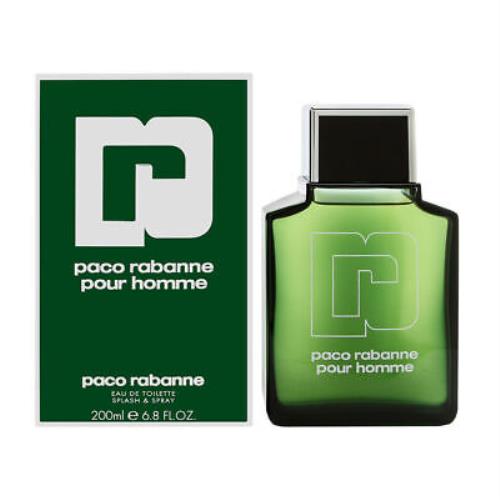 Paco Rabanne For Men 6.7 oz Eau de Toilette Splash Spray Bottle