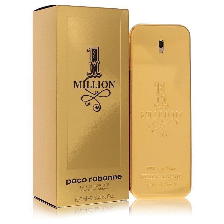 1 Million by Paco Rabanne Eau De Toilette Spray 3.4 oz Men