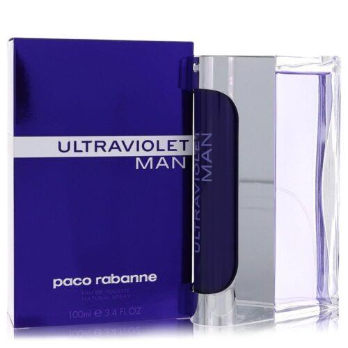 Ultraviolet Eau De Toilette Spray By Paco Rabanne 3.4oz For Men