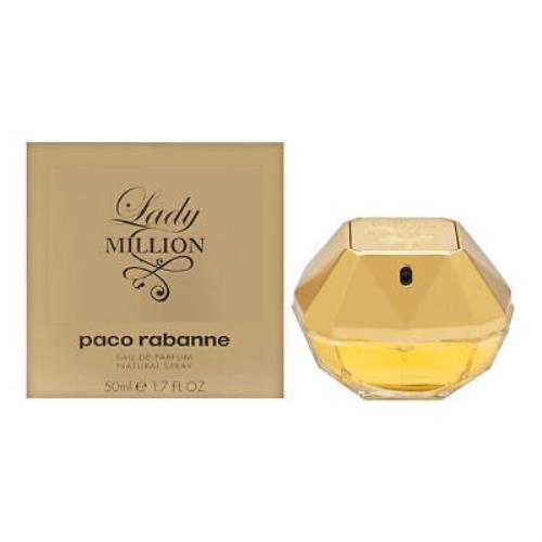 Lady Million by Paco Rabanne For Women 1.7 oz Edp Spray