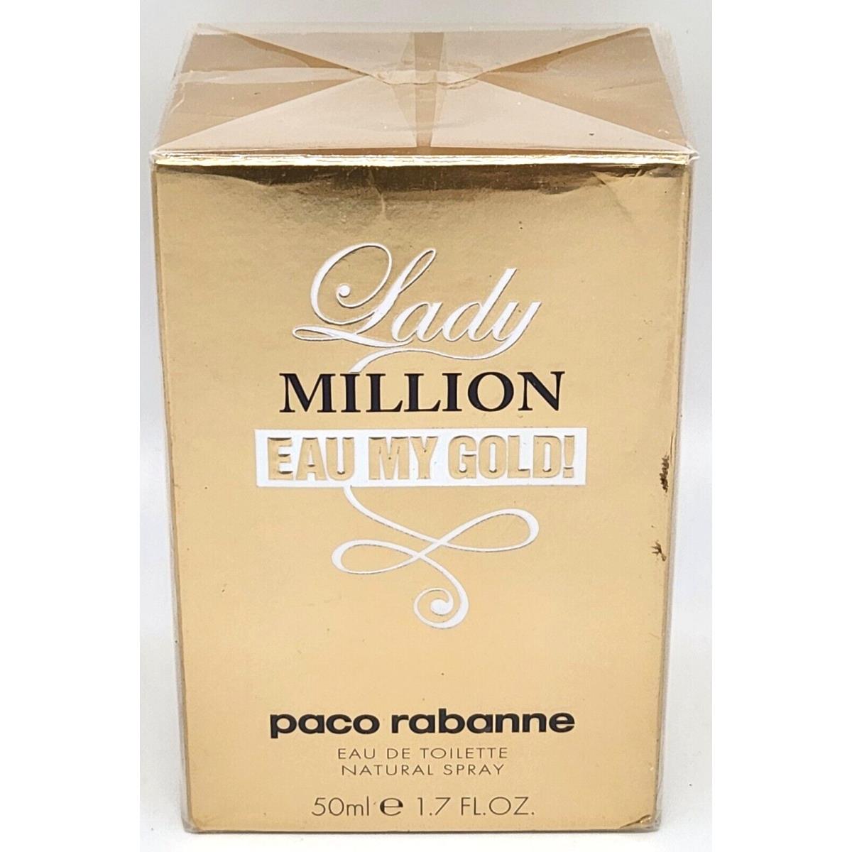 Paco Rabanne Lady Million Eau My Gold For Women Eau de Toilette Spray 1.7 fl oz