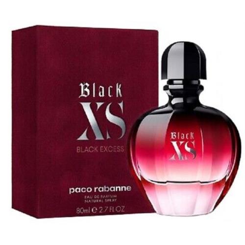 Black XS Paco Rabanne 2.7 oz / 80 ml Eau de Parfum Edp Women Perfume Spray