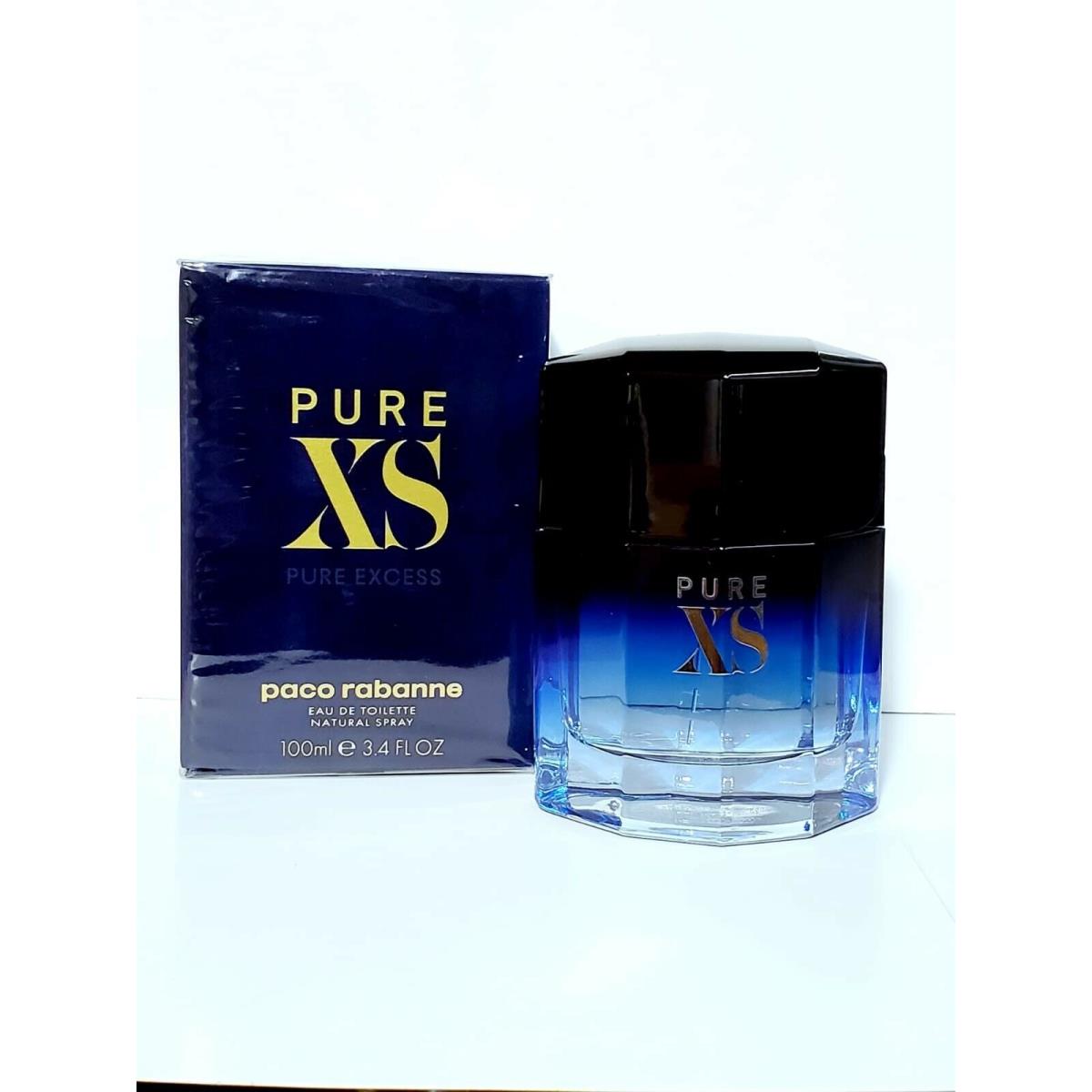 Pure XS by Paco Rabanne For Men 3.4 oz Eau de Toilette Spray