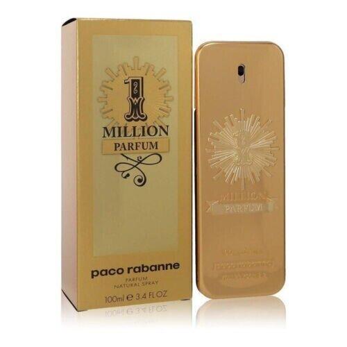 1 Million Parfum by Paco Rabanne 3.4 oz Cologne For Men Sealed