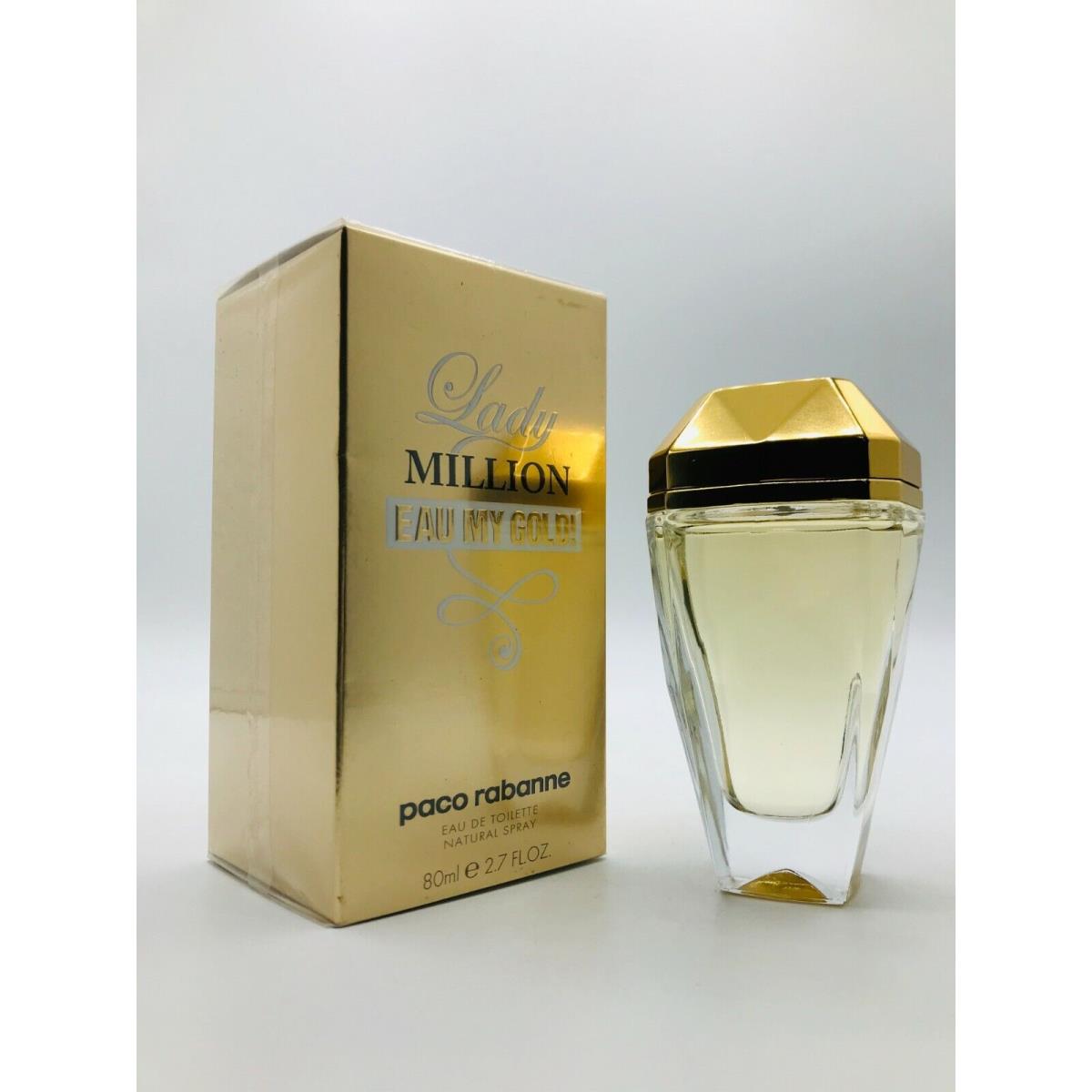 Paco Rabanne Lady Million Eau My Gold Women Perfume Edt Spray 2.7 oz