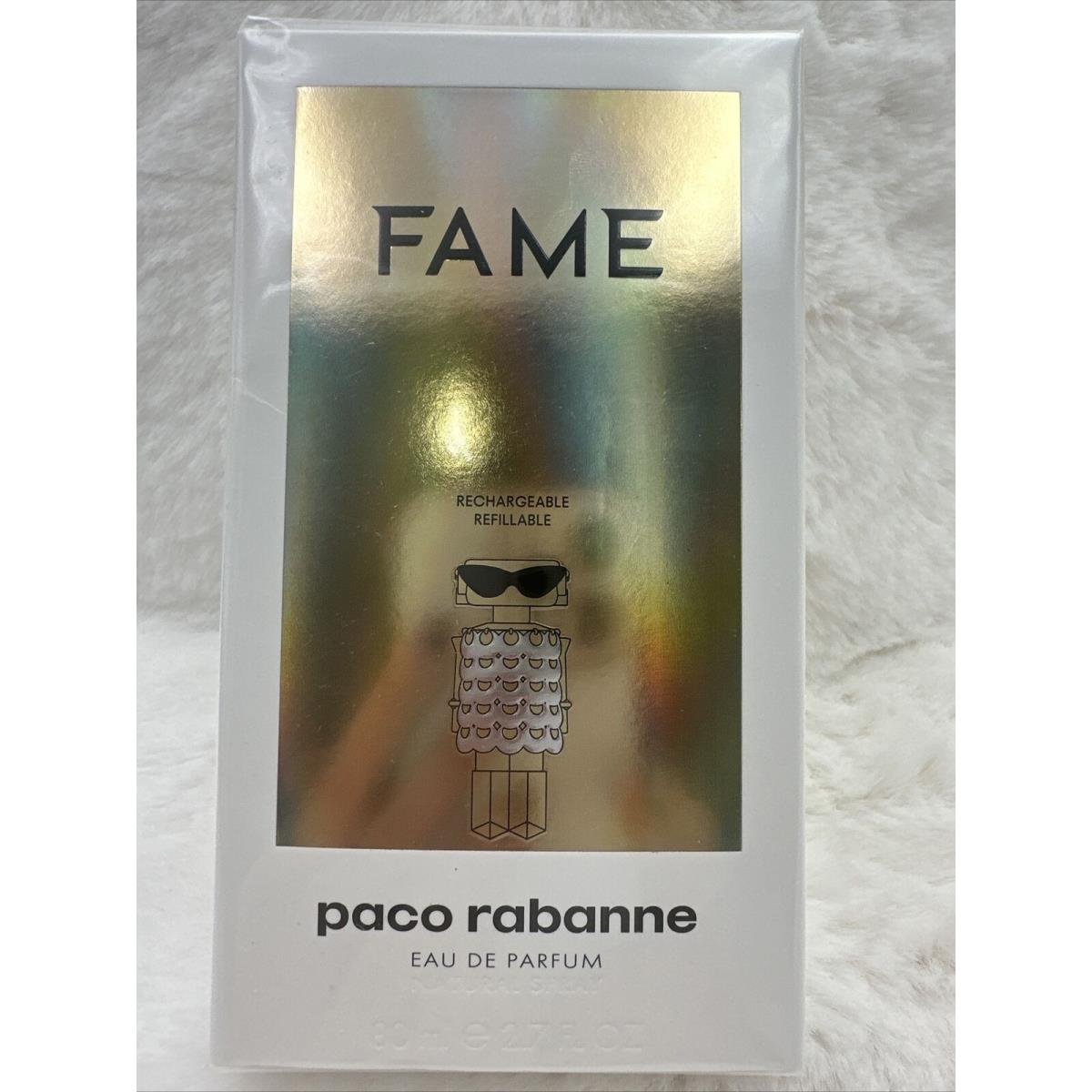 Fame by Paco Rabanne Edp Refillable Perfume For Women 2.7 Fl.oz