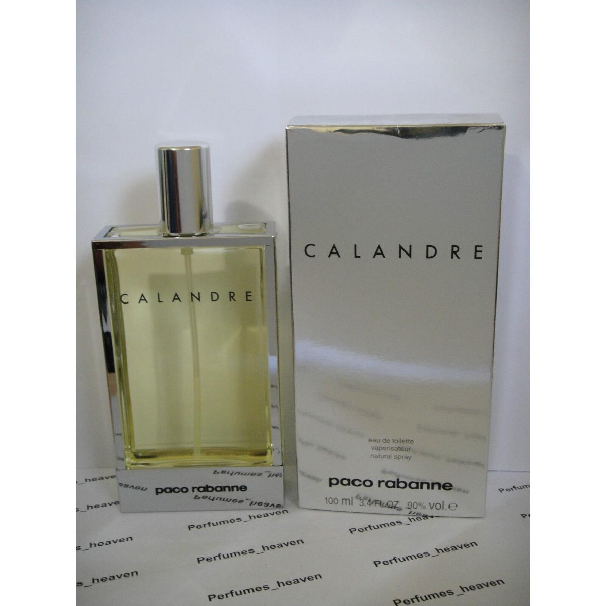 Calandre BY Paco Rabanne 3.4 oz 100ML Edt Spray Women Perfume Rare