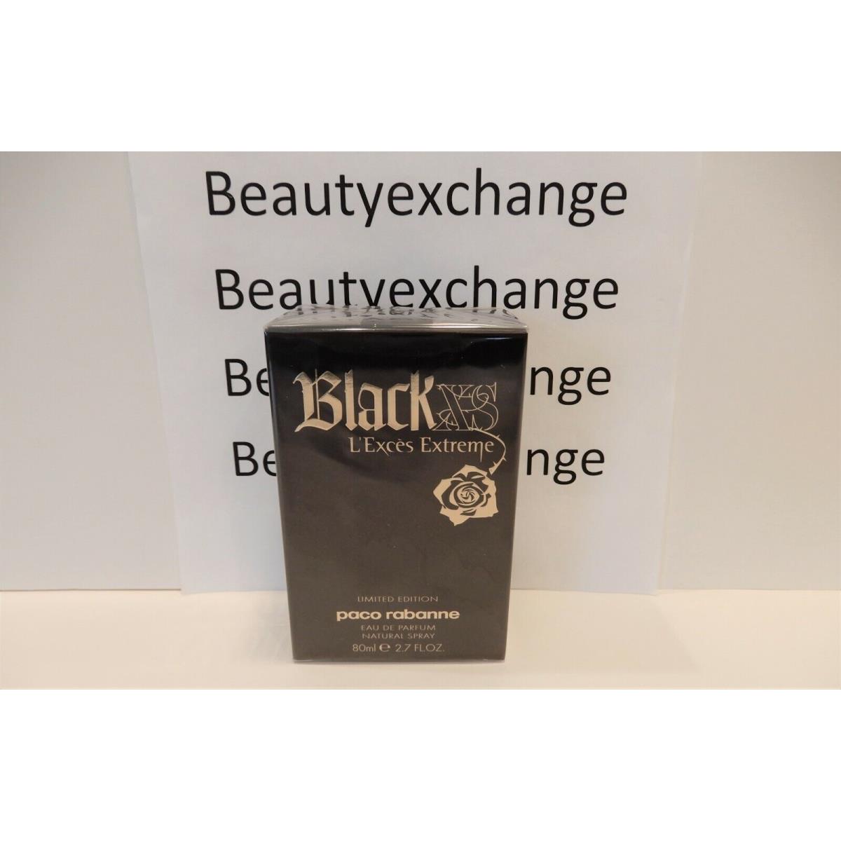 Paco Rabanne Black XS L`exces Extreme Perfume Eau De Parfum Spray 2.7 oz