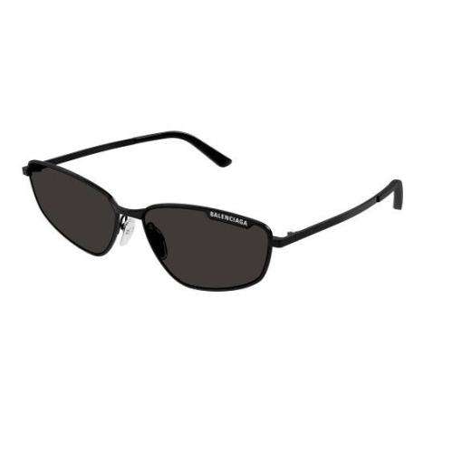 Balenciaga BB0277S 001 Black/grey Rectangular Men`s Sunglasses