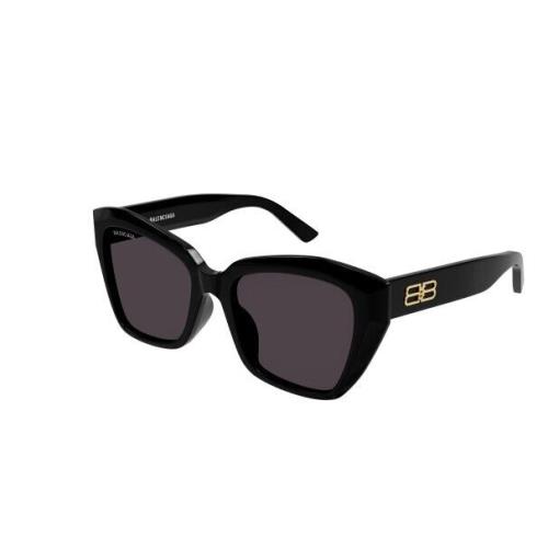 Balenciaga BB0273SA 001 Black/grey Soft Square Women`s Sunglasses