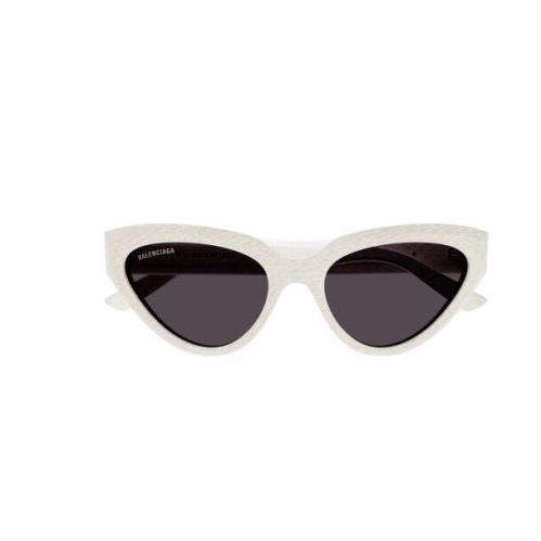 Balenciaga BB0270S 003 White/grey Cat-eye Women`s Sunglasses
