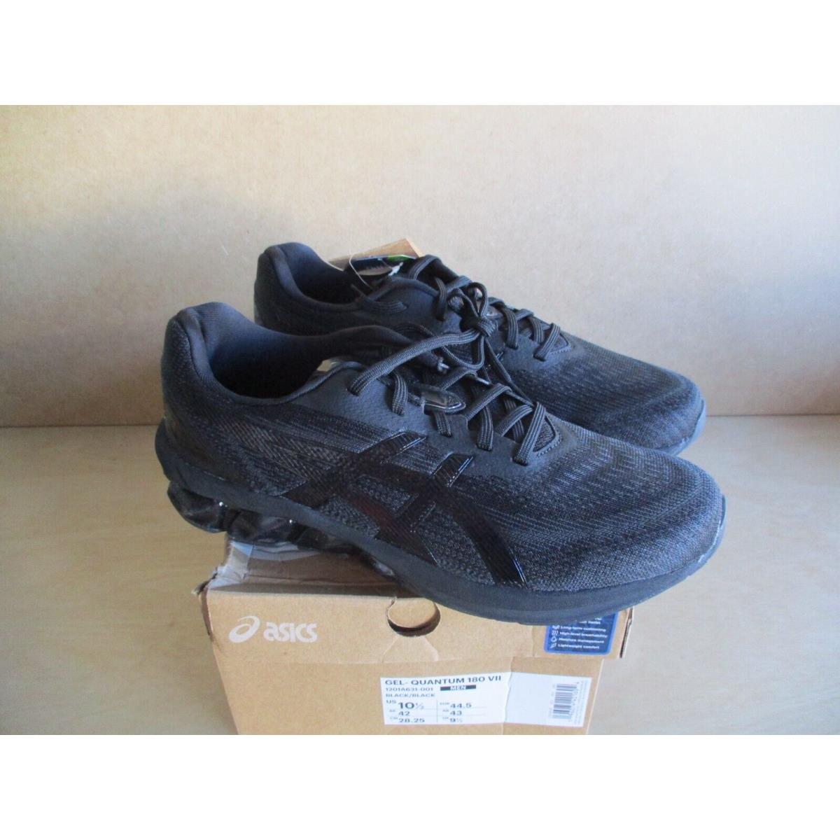 Asics Mens Gel-quantum 180 Vii Black Athletic Shoes Size 10.5 1201A631-001 - Black