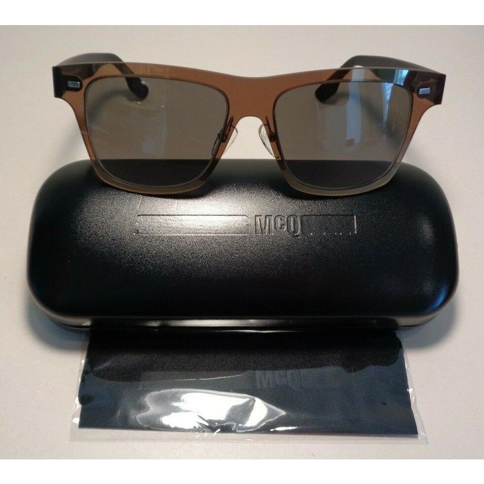 Mcq by Alexander Mcqueen MQ0008S Bronze Black Smoke Men`s Sunglasses