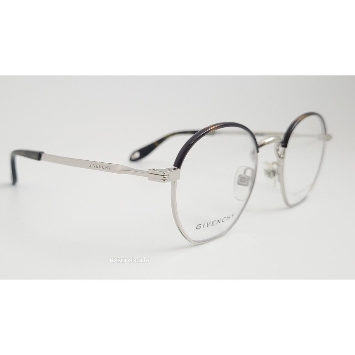 Givenchy Eyeglasses GV 0077 Color 010 Size 47 Havana Silver Round