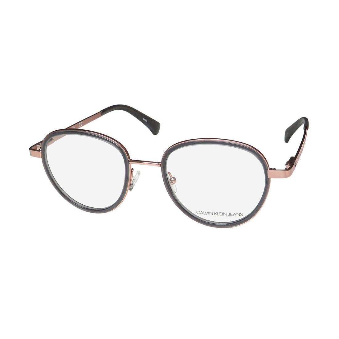 Calvin Klein Jeans 156AF American Fashion Designer Modern Eyeglass Frame/glasses Crystal Smoke