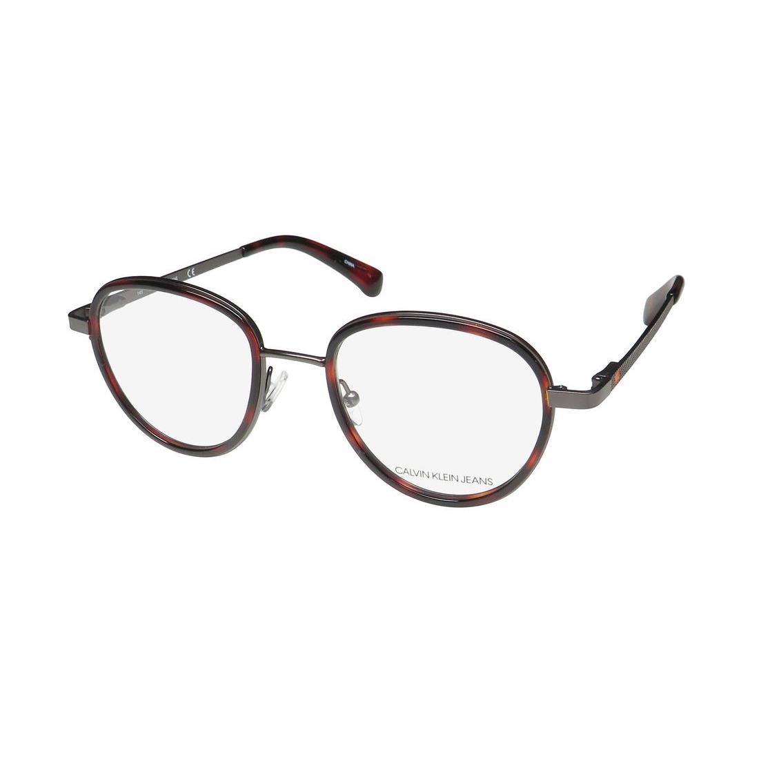 Calvin Klein Jeans 156AF American Fashion Designer Modern Eyeglass Frame/glasses Warm Tortoise