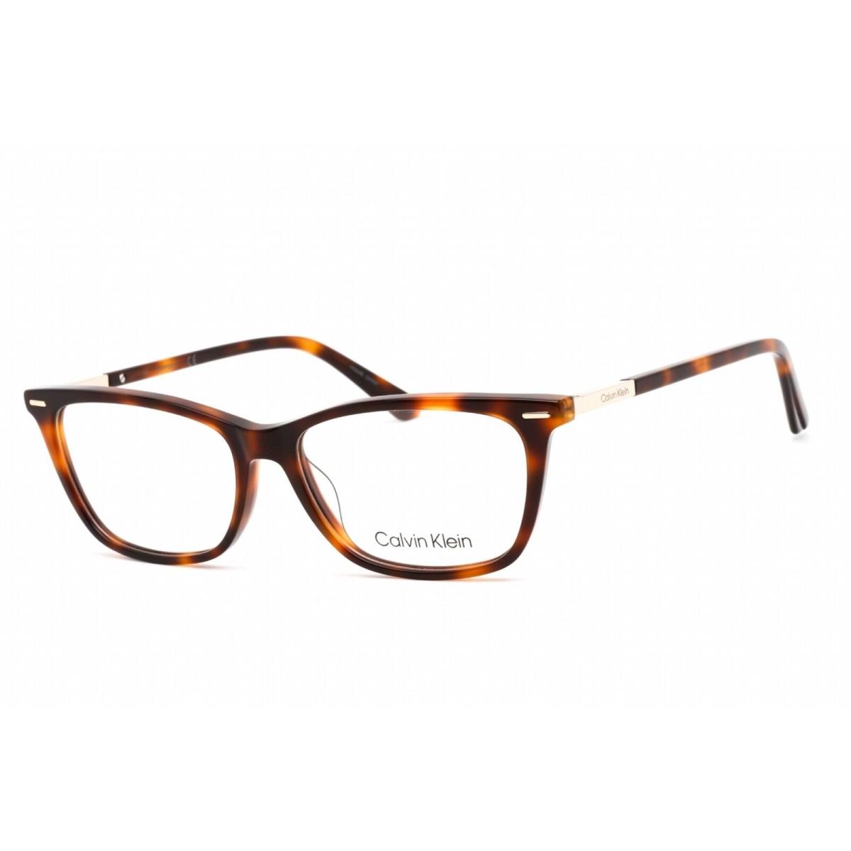 Calvin Klein Women`s Eyeglasses Rectangular Shape Brown Havana Frame CK22506 220