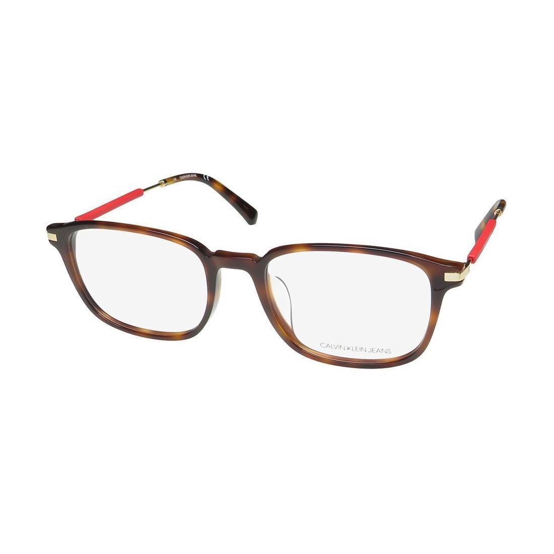 Calvin Klein Jeans 18711A Eyeglasses Rectangular 240 Tortoise Womens