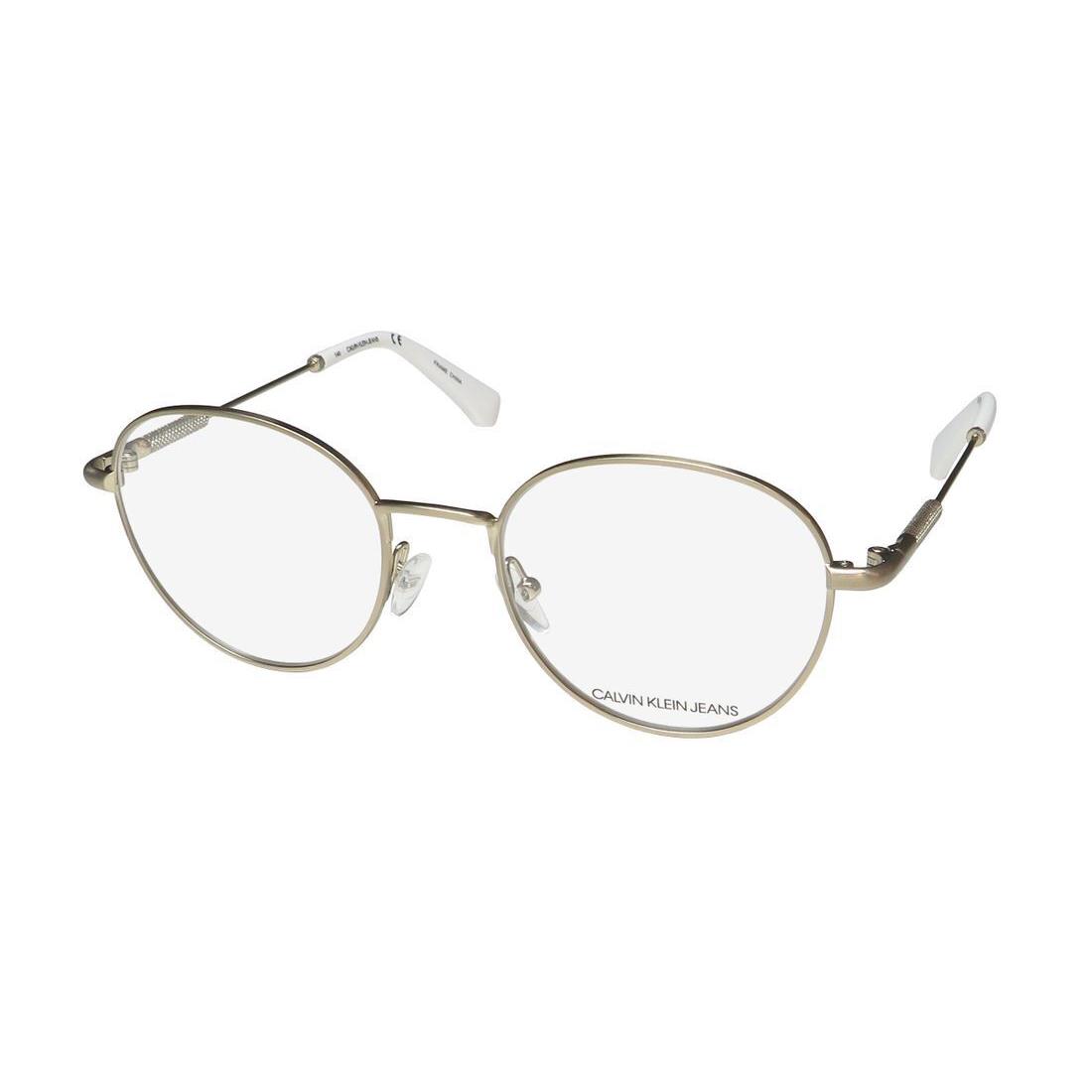 Calvin Klein Jeans 157AF Glasses Gold Metal Plastic Womens Designer 702