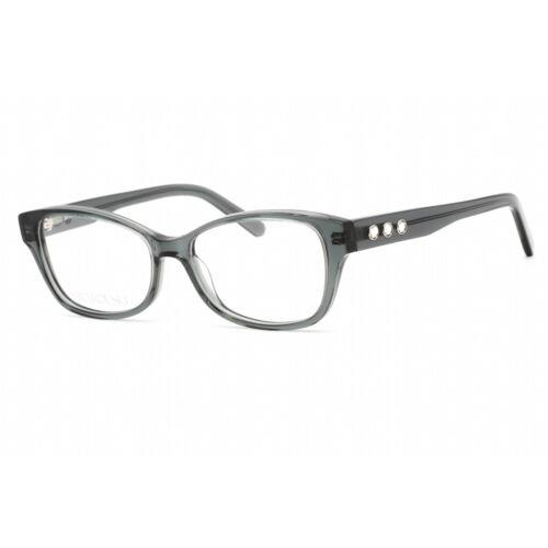 Swarovski Women`s Eyeglasses Clear Lens Cat Eye Grey Plastic Frame SK5430 020