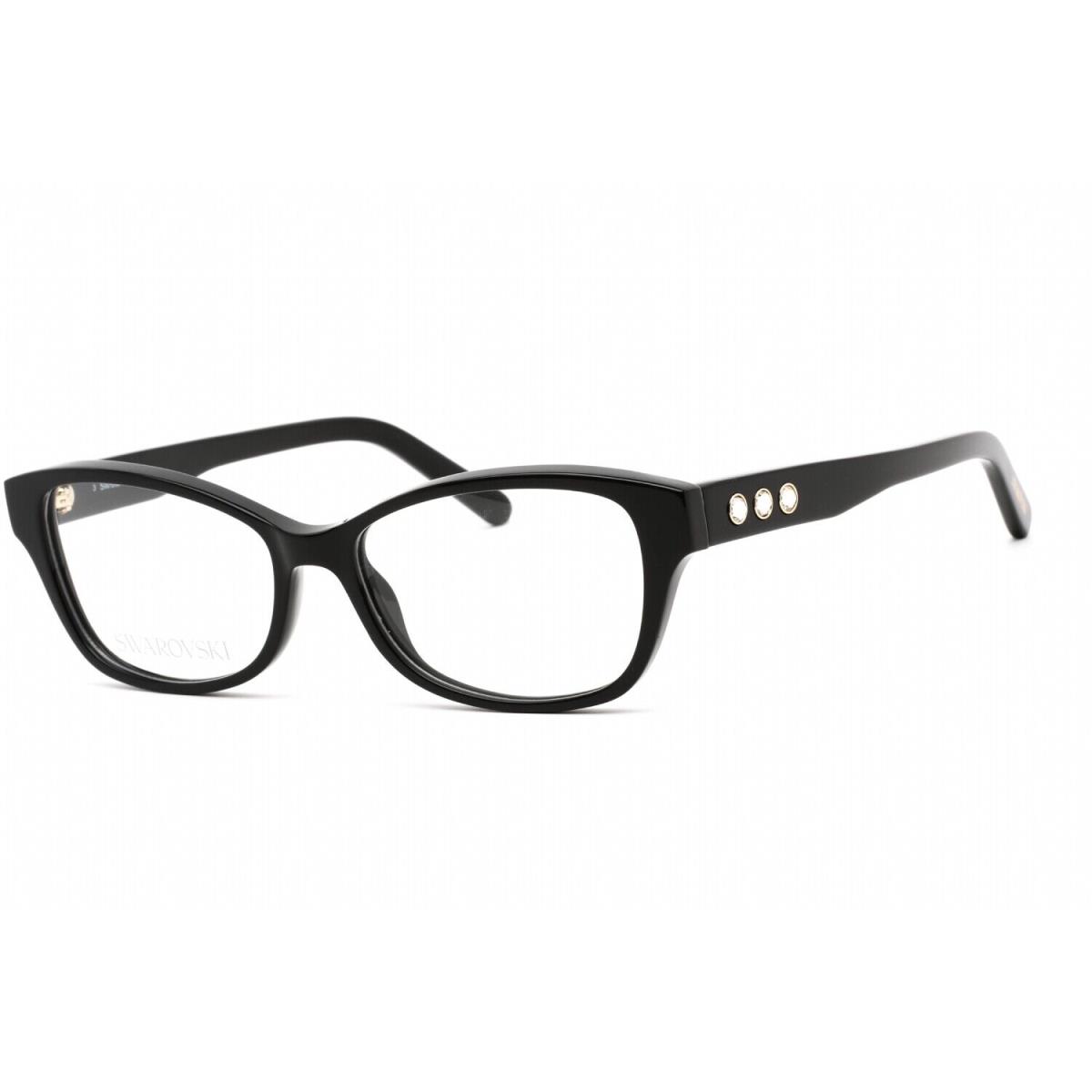 Swarovski SK 5430 001 Eyeglasses Shiny Black Frame 53mm