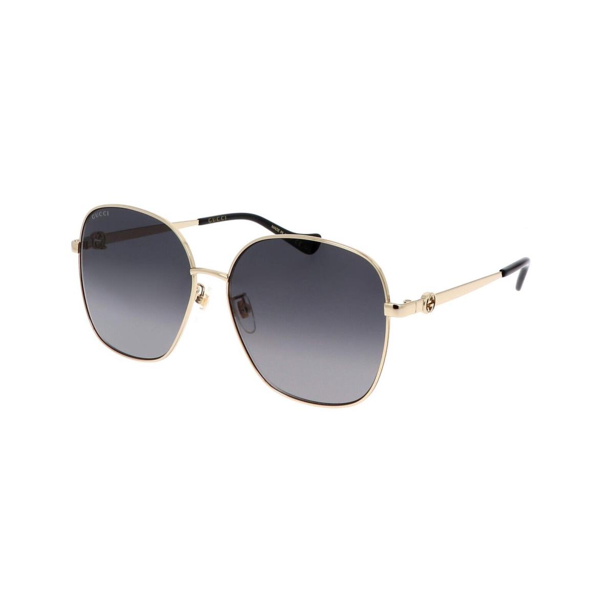 Gucci GG1089SA-001 Women`s Gold Frame / Grey Gradient Sunglasses