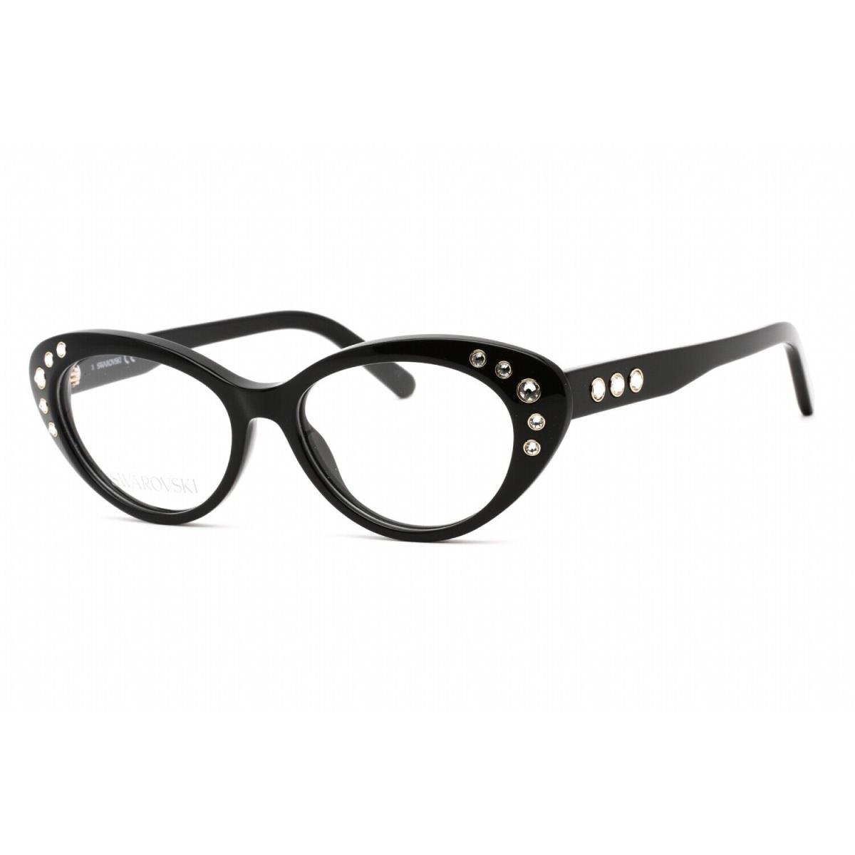 Swarovski SK5429 001 Eyeglasses Shiny Black Frame 53mm