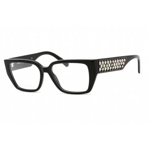 Swarovski Men`s Eyeglasses Full Rim Rectangular Shiny Black Frame SK5446 001