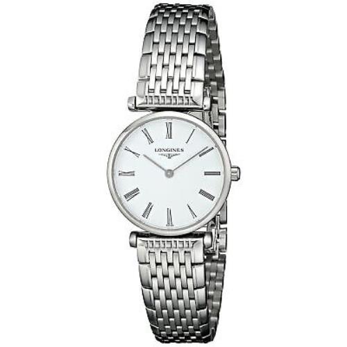 Longines Women`s LNG42094116 La Grande Analog Display Quartz Silver Watch