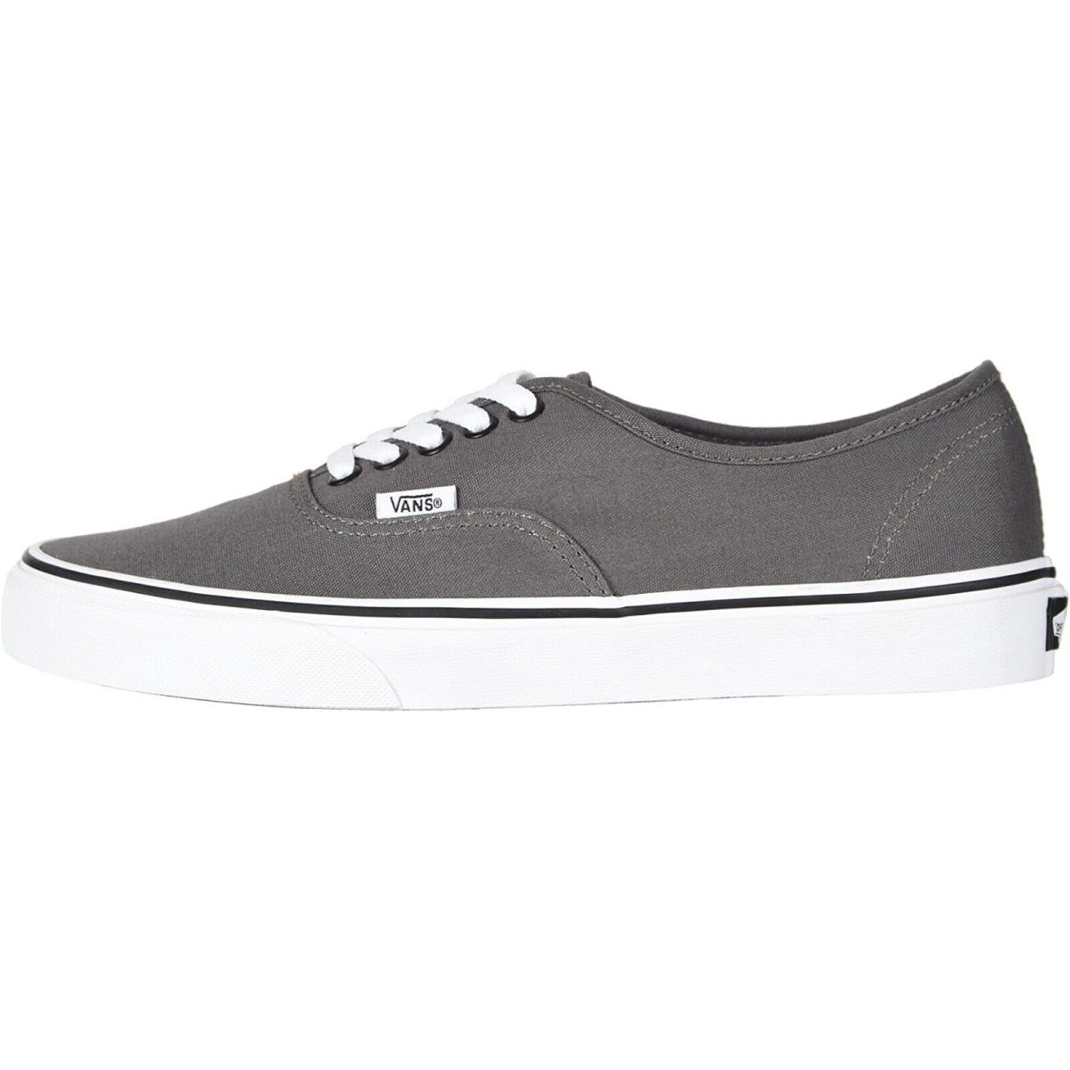 Vans Unisex Mens Womens Canvas Sneakers Skate Shoes Pewter/Black