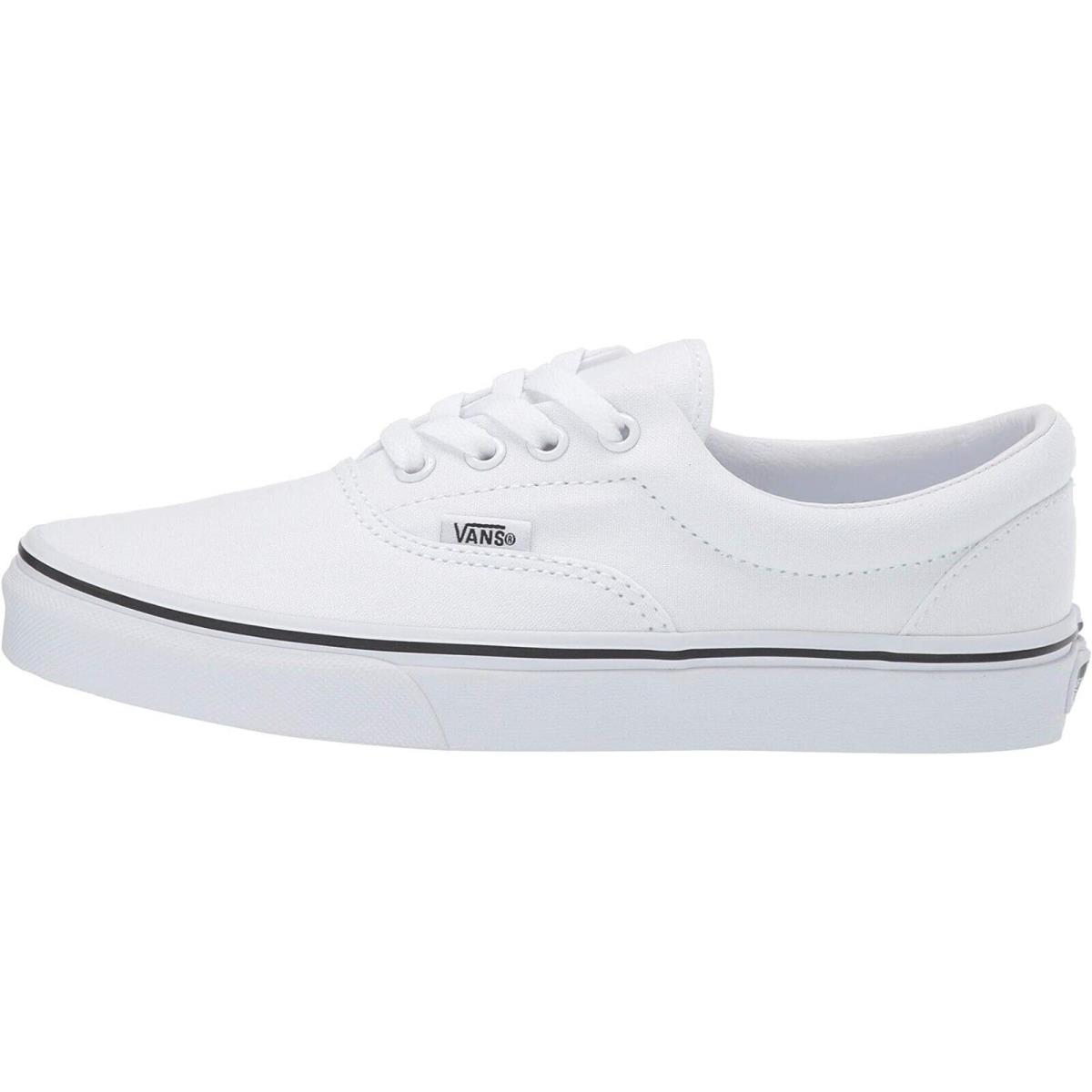 Vans Era Unisex Mens Womens Canvas Sneakers Classic Skate Shoes True White