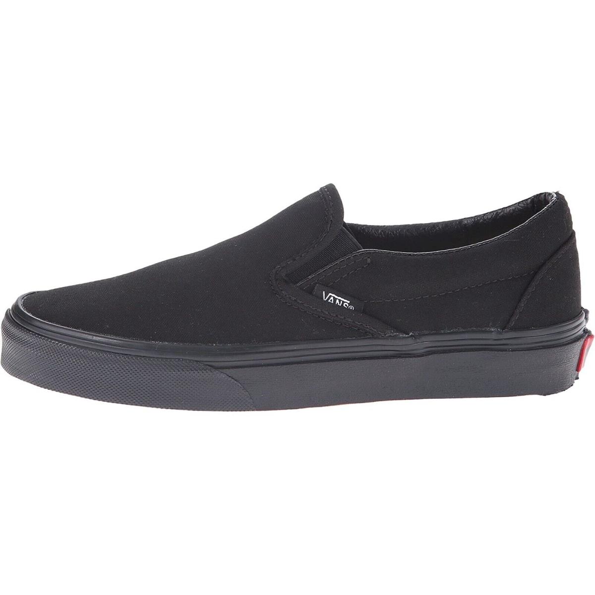 Vans Classic Slip-on Unisex Men Women Skate Shoes Canvas Sneakers Black/Black