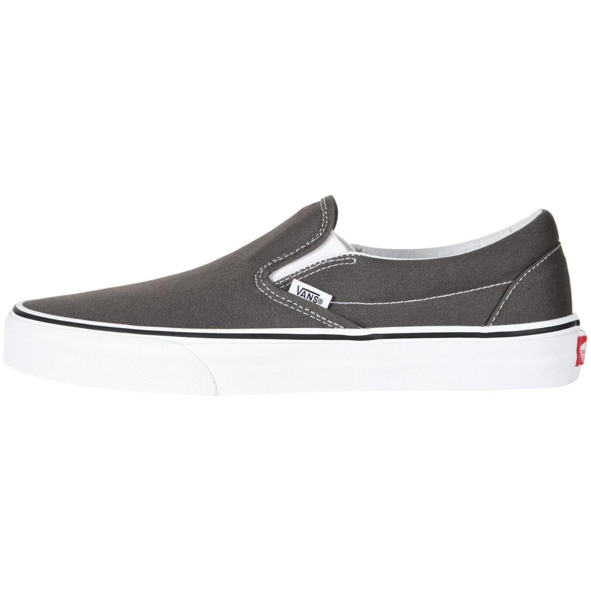 Vans Classic Slip-on Unisex Men Women Skate Shoes Canvas Sneakers Charcoal