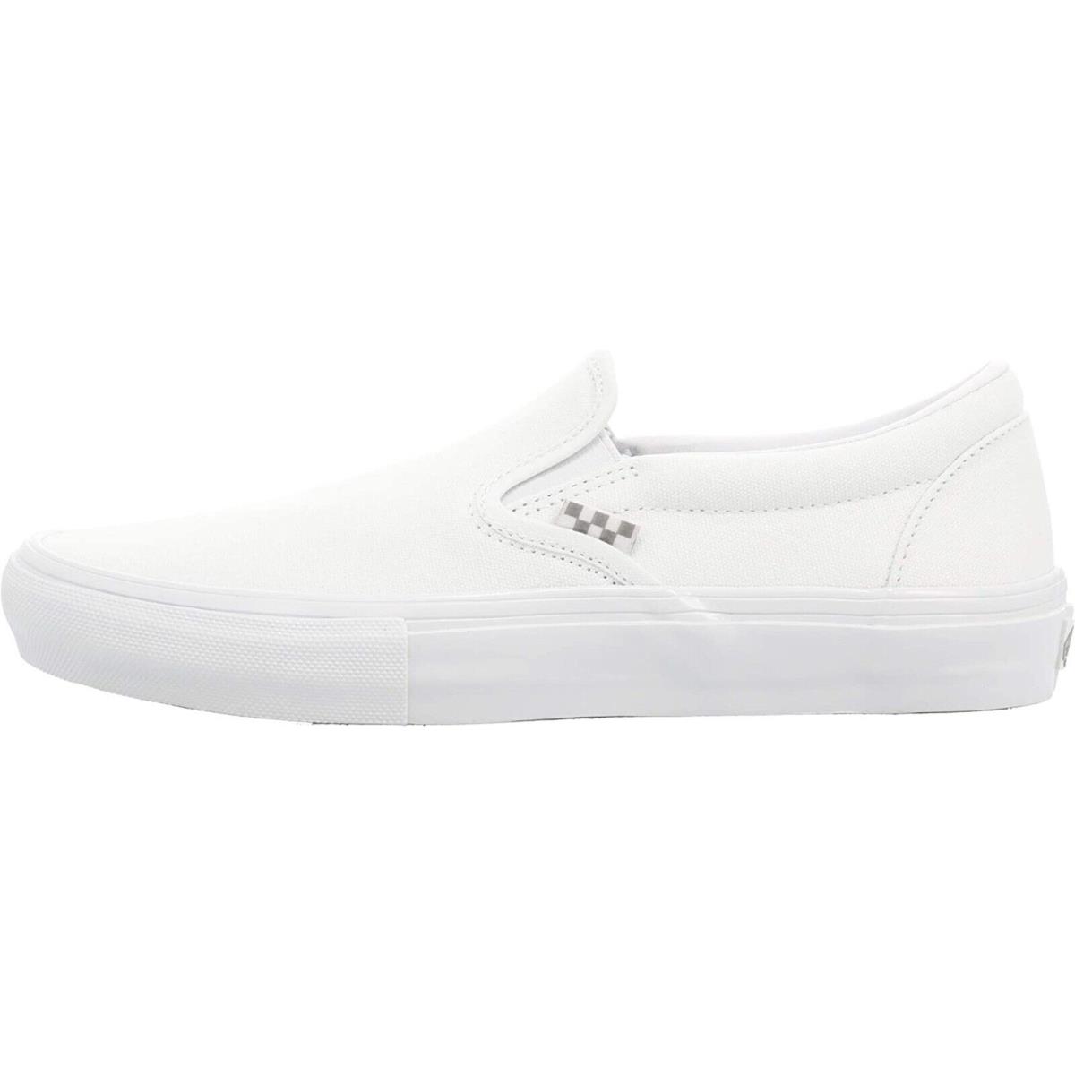 Vans Classic Slip-on Unisex Men Women Skate Shoes Canvas Sneakers (Skate) True White